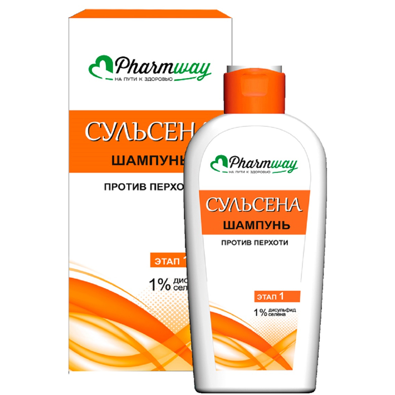 Biтэкс Pharmway СУЛЬСЕНА Шампунь против перхоти 1% 150мл 