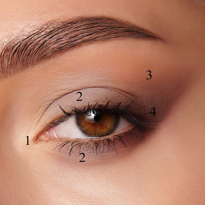 LUX visage Тени 4 цв Glam Look тон 04