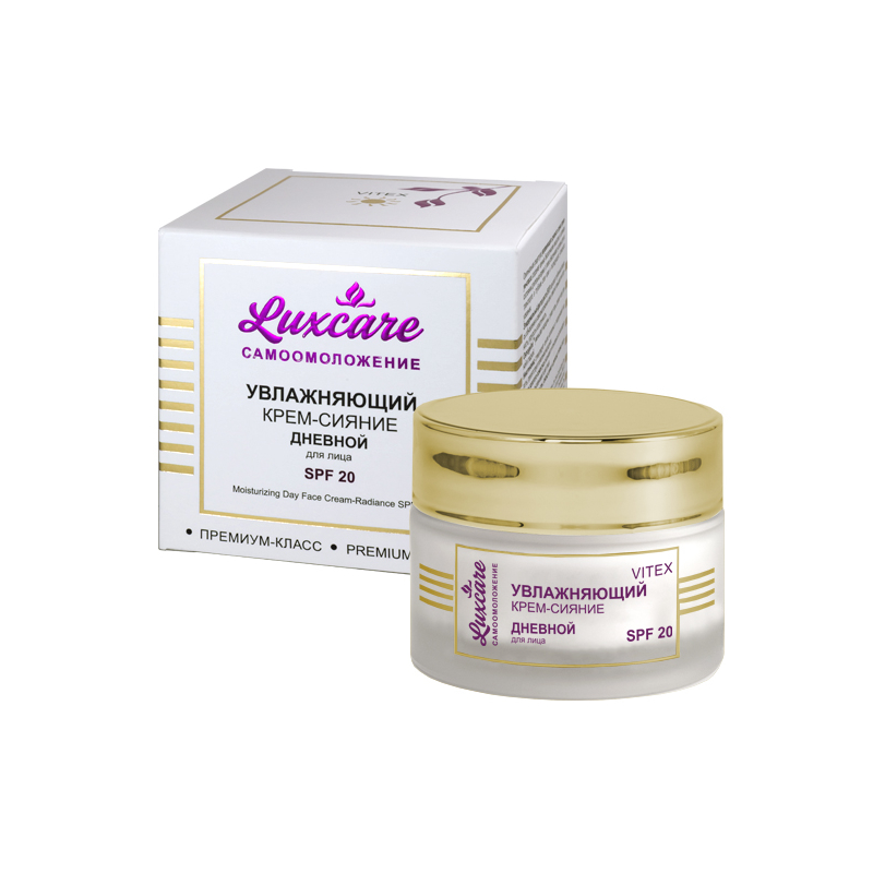 Biтэкс LuxCare Крем-Сияние дневной д/лица Увлажняющий SPF 20 45мл