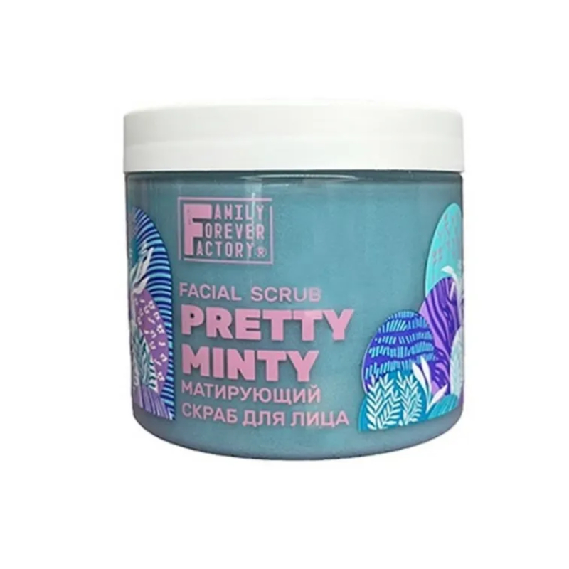FamiLy Forever Скраб Матирующий д/лица Мятный-приятный 200мл