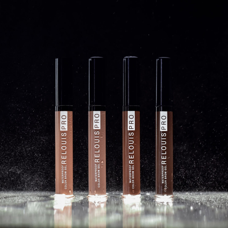 Relouis Гель д/бровей водостойкий оттеночный PRO Waterproof Color Brow Gel тон 02 Tаupe