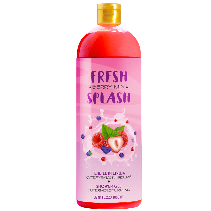 BIO WORLD Гель для душа Суперувлажняющий (Лесные ягоды), 1000 мл