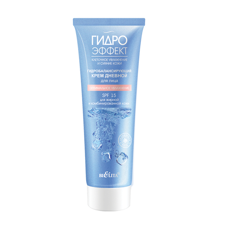 Bielita Гидроэффект Крем дневной Гидробалансирующий д/жир.кожи SPF15 50мл
