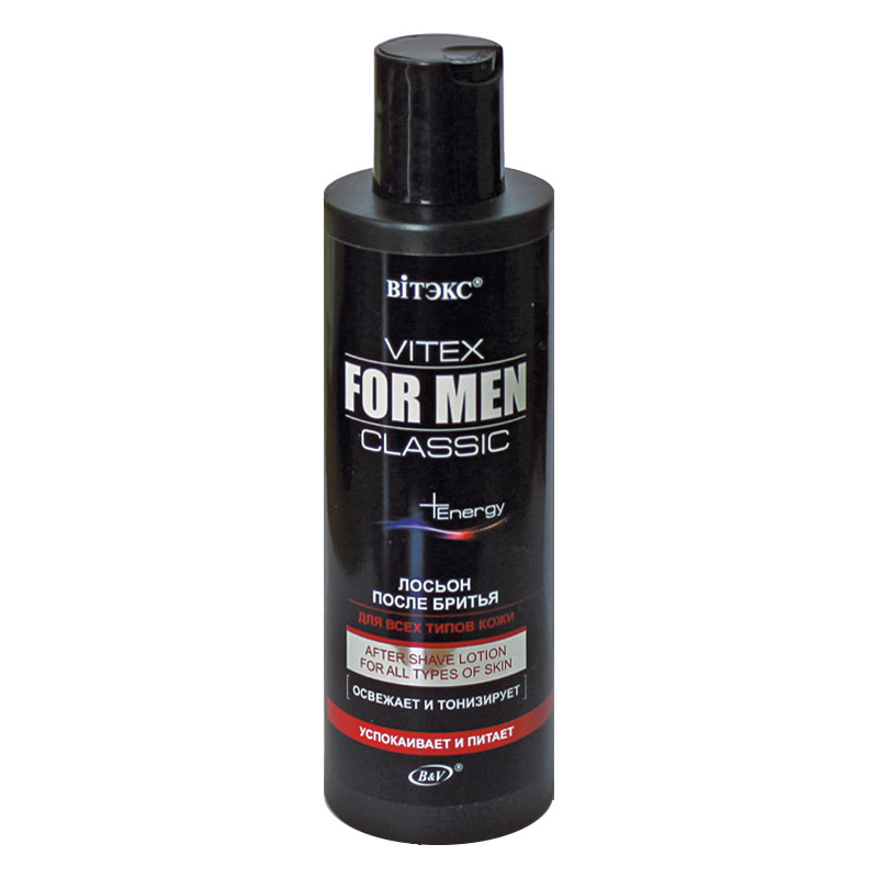 *Biтэкс Vitex for MEN CLASSIC Лосьон после бритья д/всех типов 200мл
