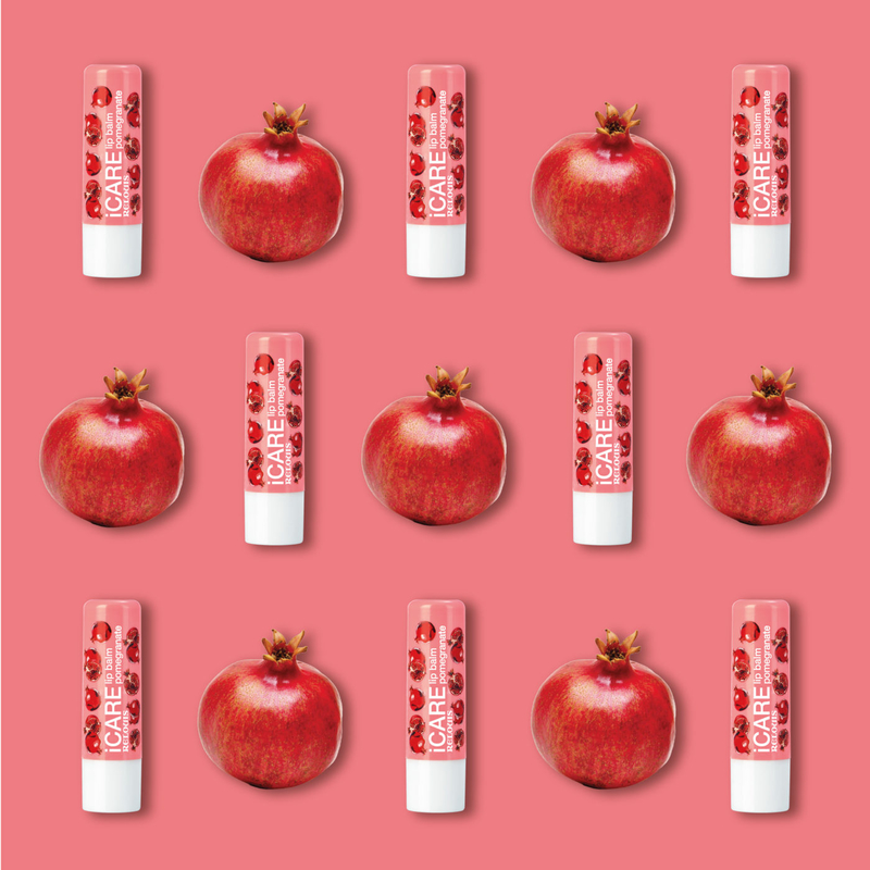 Relouis Бальзам-уход для губ iCARE lip balm pomegranate