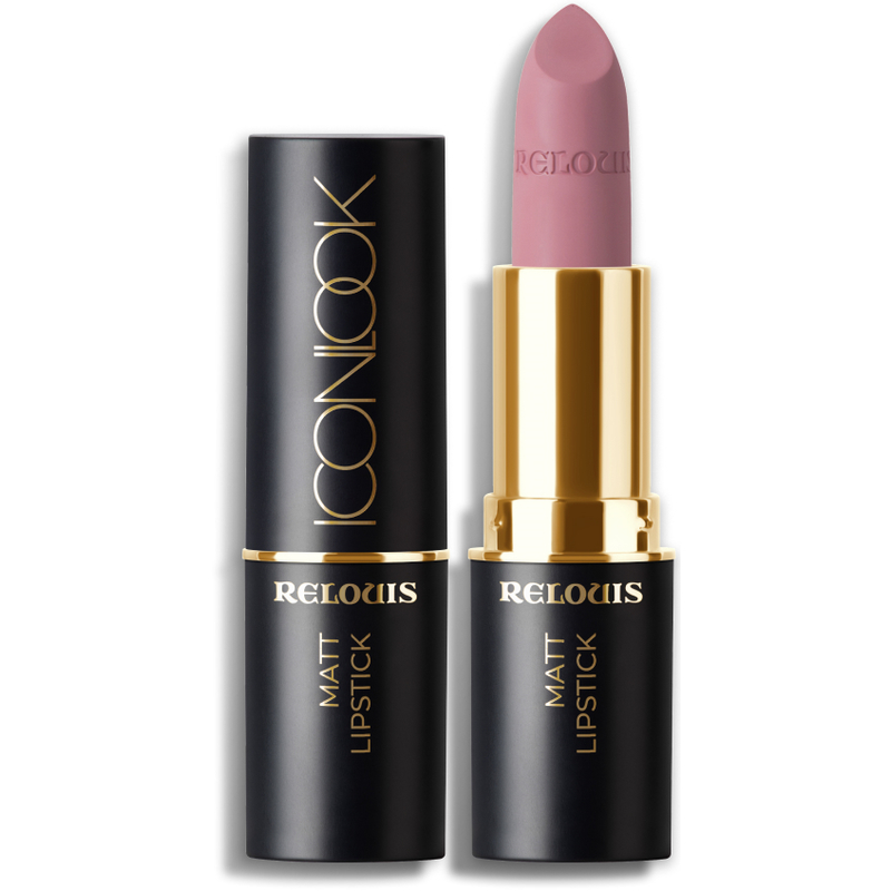 Relouis Помада губная матовая Icon Look, тон:01, Perfect Nude