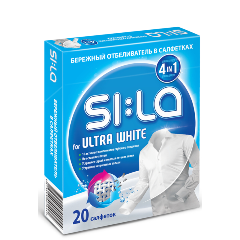 SI:LA for ULTRA WHITE Отбеливающие 20шт
