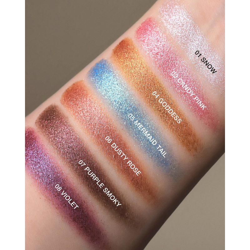 Relouis Тени для век PRO Eyeshadow Sparkle тон 07 purple smoky